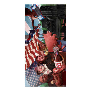 American BBQ Propaganda Poster (no text version)