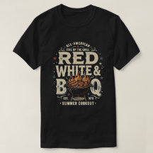 American BBQ Red White Blue 4th of July