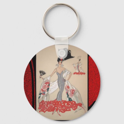 American Beauties of the Golden Age Tote Bag Keychain