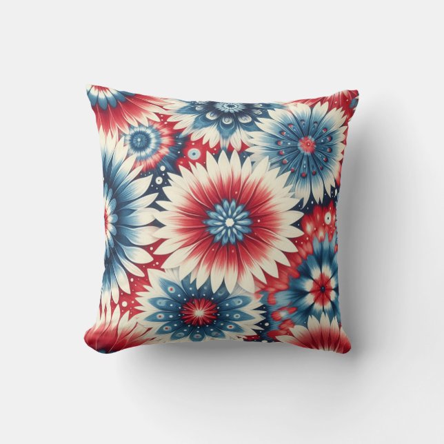 American Beauties Throw Pillow (Front)