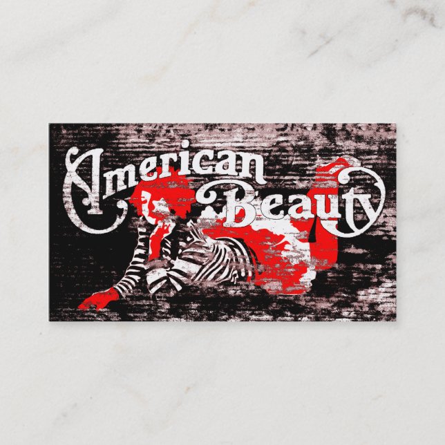 american beauty business card (Front)