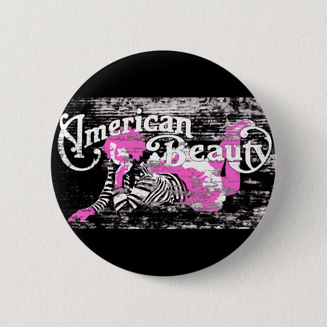 american beauty pinback button (Front)