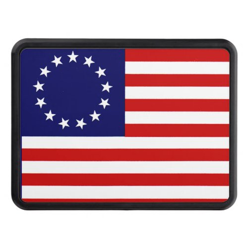 American Betsy Ross Patriotic Flag for Hitch Tow Hitch Cover