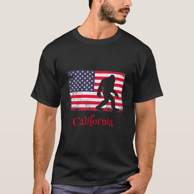 American Bigfoot California  T-Shirt (Front)