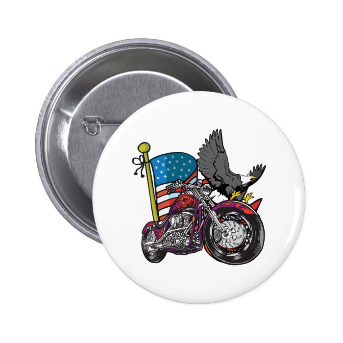 American Biker Eagle Pins