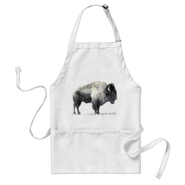 American Bison Adult Apron (Front)