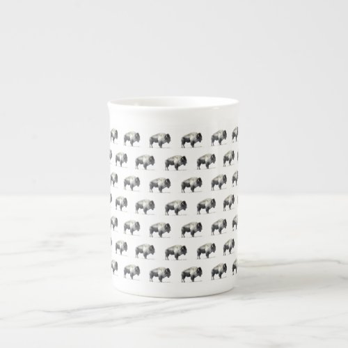 American Bison Bone China Mug