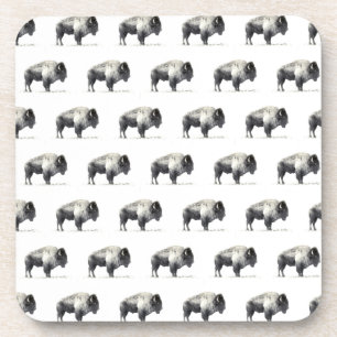 American Bison Coaster