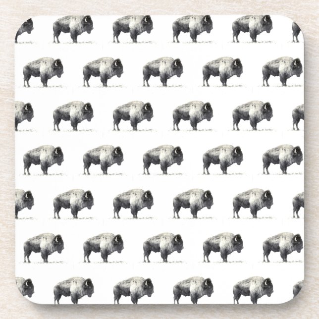 American Bison Coaster (Front)