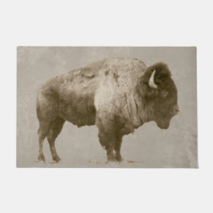 American Bison. Doormat