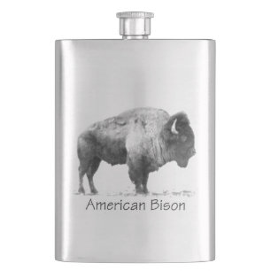 American Bison Flask