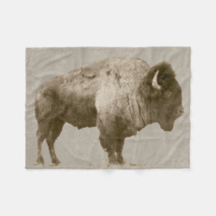 American Bison. Fleece Blanket