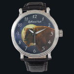 American Bison, Full Moon and Starry Night  Watch<br><div class="desc">An American buffalo stands under a starry night sky and a bright full moon.</div>