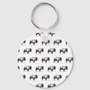 American Bison Keychain