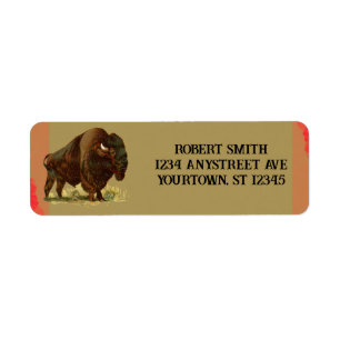 American Bison Label