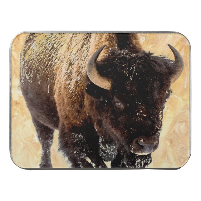 American Bison Nature Outdoor National Park Jigsaw Puzzle (Case Horizontal)