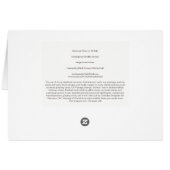 American Bison or Buffalo Cards (Back Horizontal)