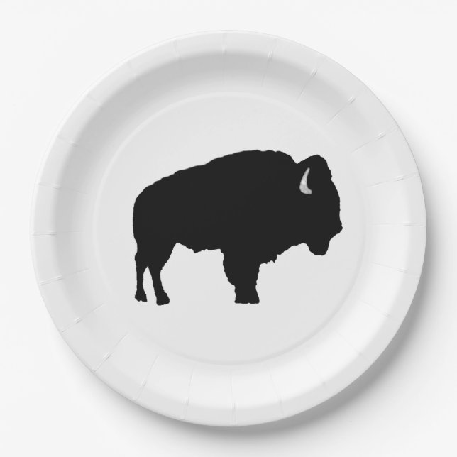 American Bison Paper Plates (Front)