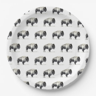 American Bison Paper Plates