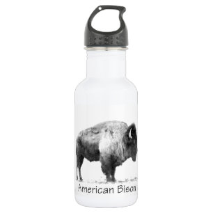 American Bison Stainless Steel Water Bottle