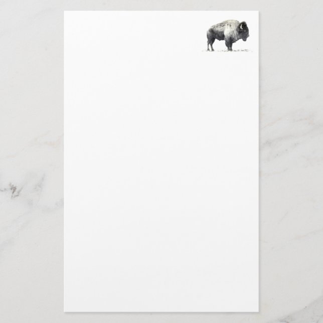 American Bison Stationery (Front)
