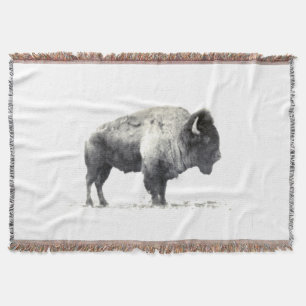 American Bison Throw Blanket