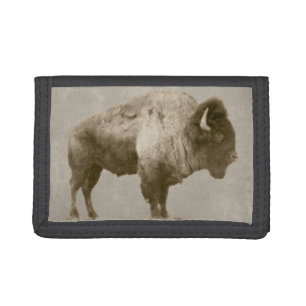 American Bison Trifold Wallet
