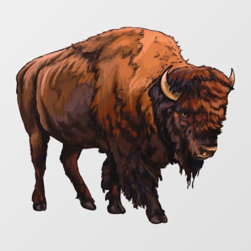 American Bison Wild Animal Nature Wall Decal