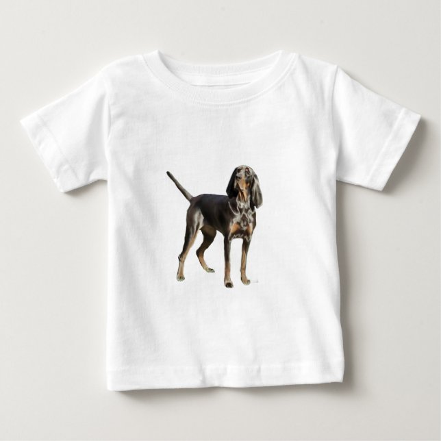 American Black and Tan Coon Hound Baby T-Shirt (Front)