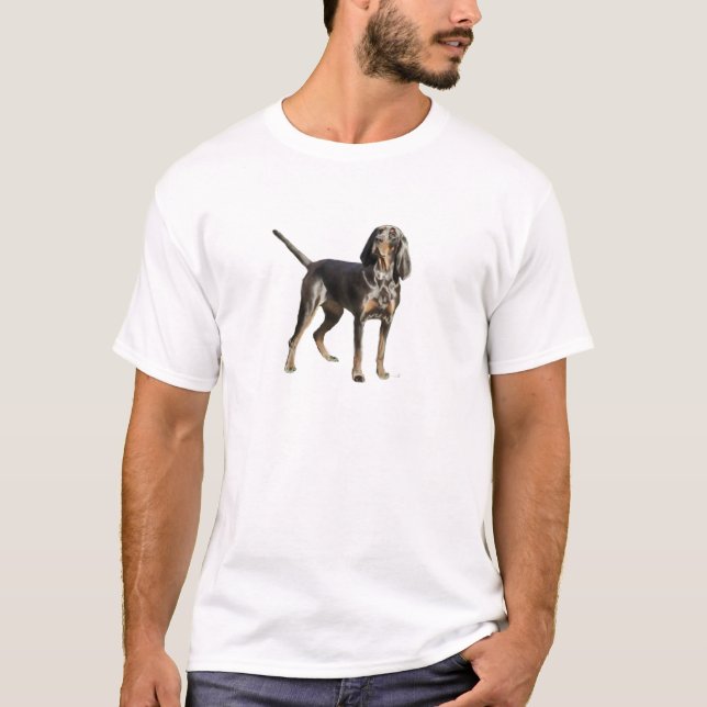American Black and Tan Coon Hound T-Shirt (Front)