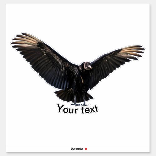 American Black Vulture Sticker