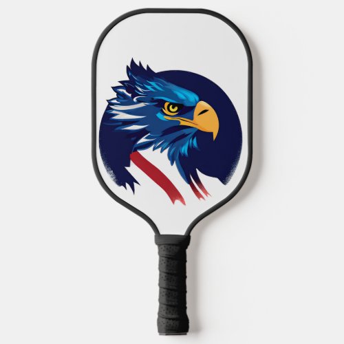 American Blad Eagle Flag   Pickleball Paddle