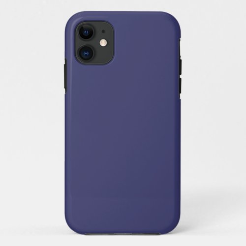 American Blue Solid Color iPhone 11 Case