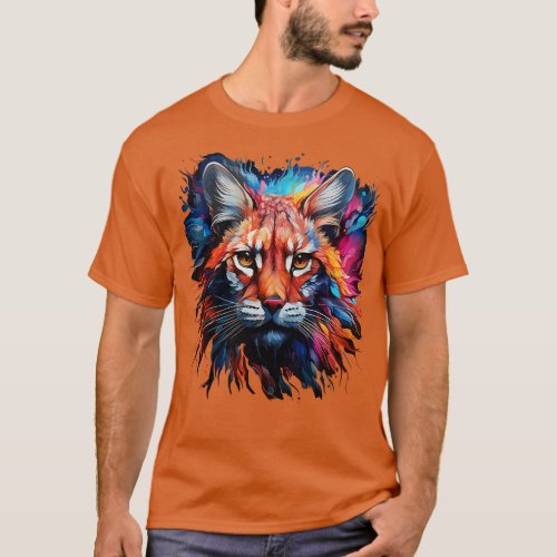 American Bobcat Rainbow T_Shirt