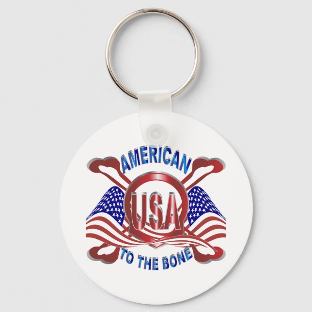 AMERICAN BONES KEYCHAIN (Front)