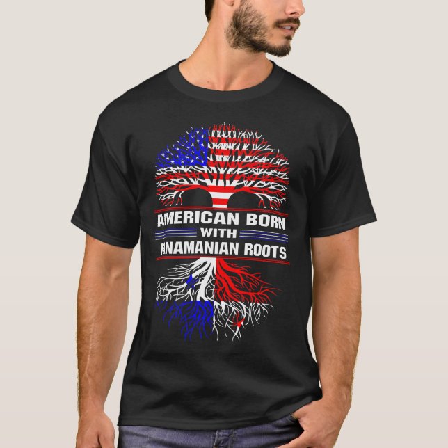 American Born with Panamanian Roots T-Shirt (Front)