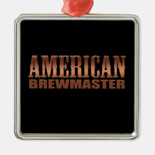american brewmaster home brewer beer metal ornament