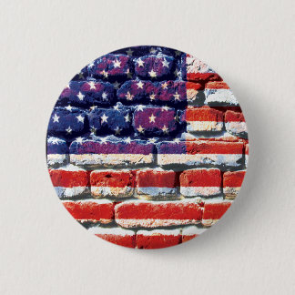 american brick pinback button