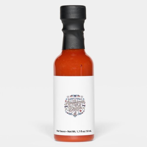 American Bride Patriotic Wedding Vector Design_1 Hot Sauces