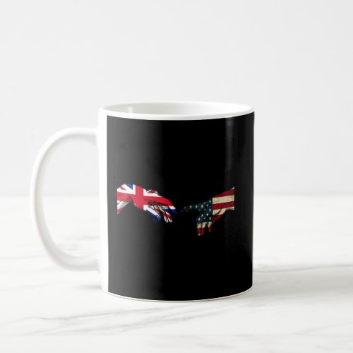 American British USA Flag _ USA United Kingdom God Coffee Mug