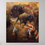 American Buffalo Art Poster/Print Poster