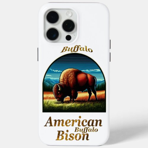 American Buffalo Bison iPhone 15 Pro Max Case