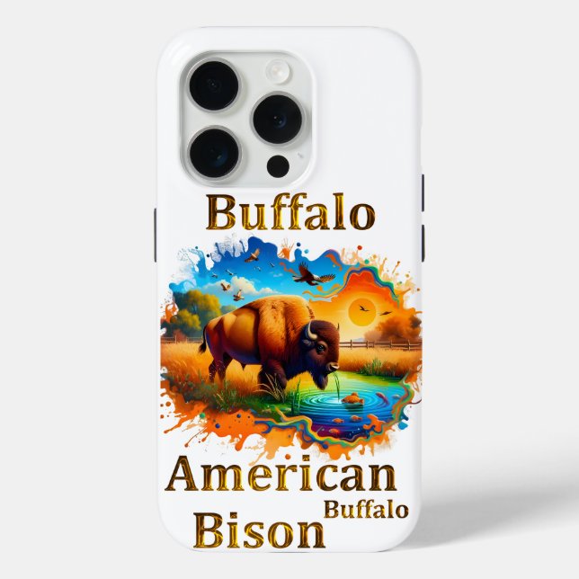 American Buffalo Bison Case-Mate iPhone Case (Back)