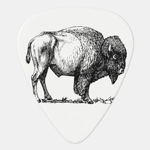 American Buffalo Bison Guitar Pick