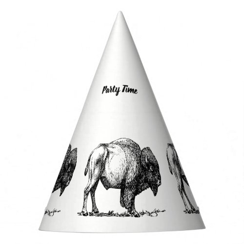 American Buffalo Bison Party Hat