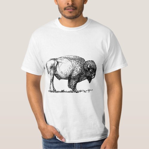 American Buffalo Bison T_Shirt