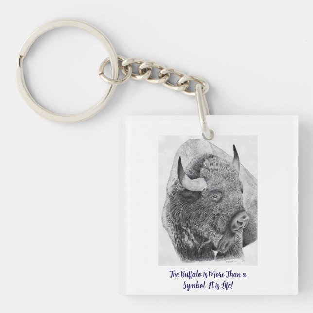 American Buffalo Keychain (Front)
