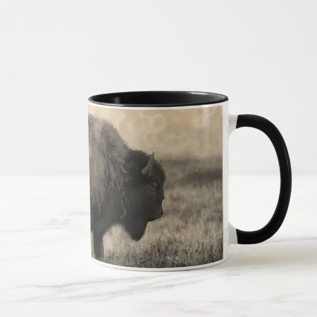 American Buffalo  -  Plains Bison Mug (Right)