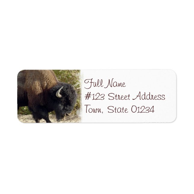 American Buffalo Return Address Label (Front)