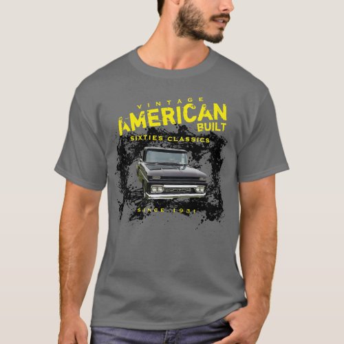 American Built Sixties Classics Any Name  Date T_Shirt